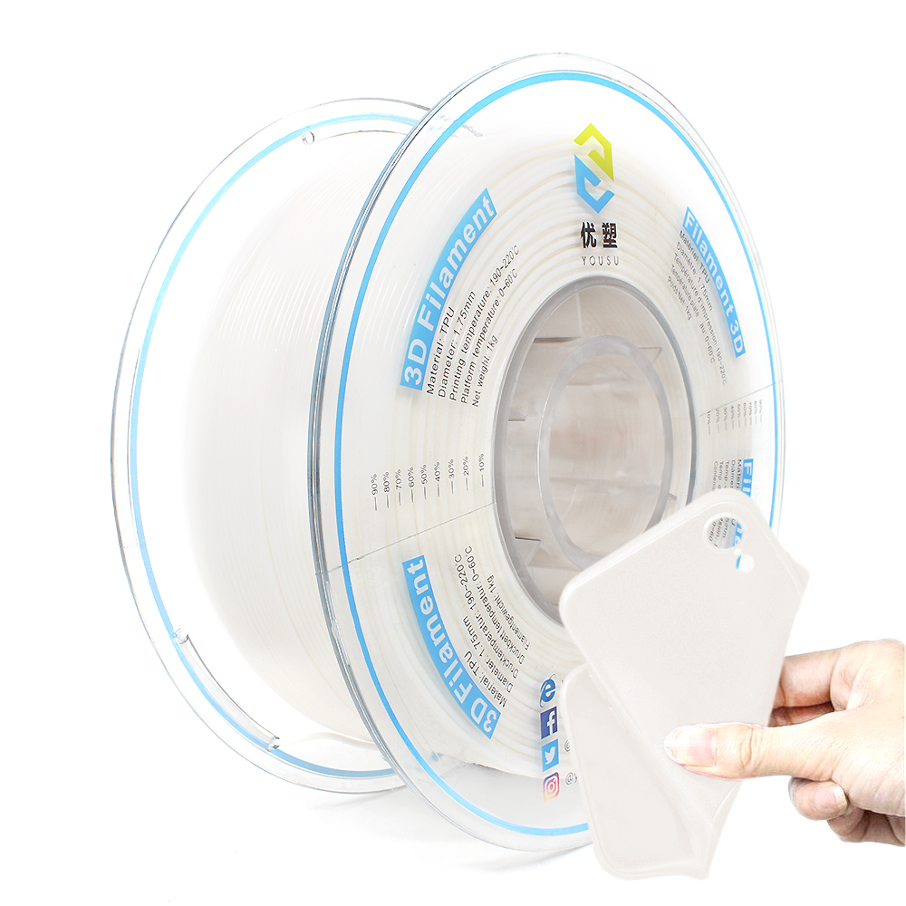 YOUSU TPU,3D Filament, Flexible, with multi-color 1.75mm 2.85mm 1kg