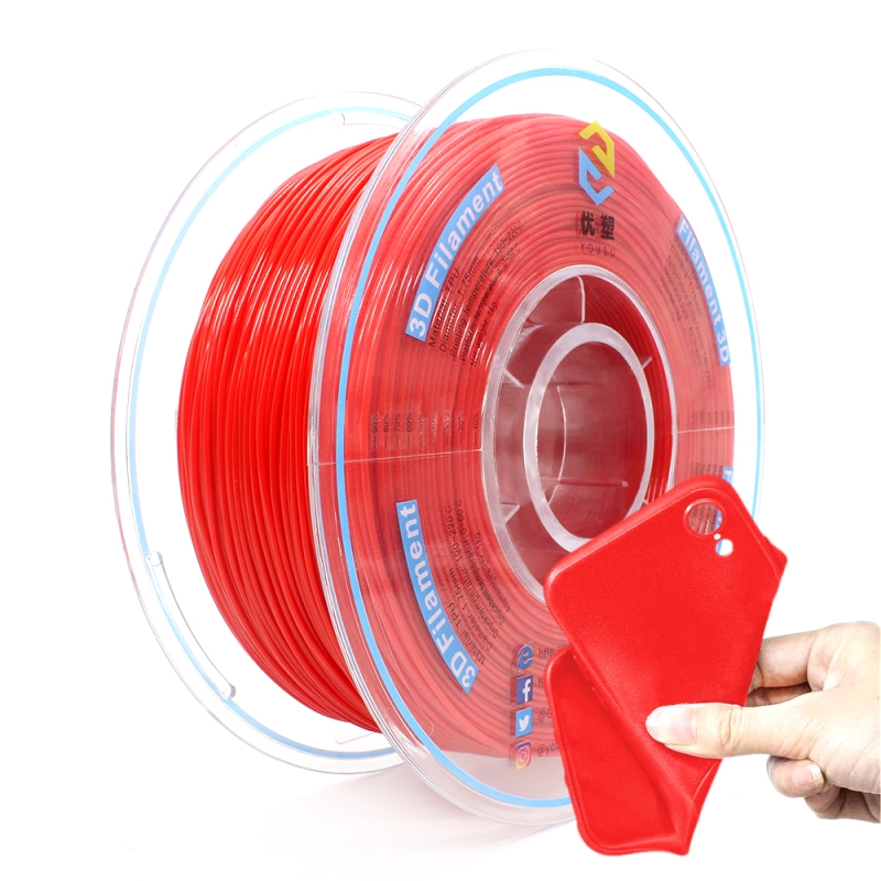 YOUSU Conductive& nomal TPU  3D printer filament, with multi-color 1.75mm 2.85mm 1kg