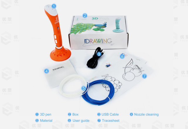 Idrawing 3D pen ID-161 YOUSU 3D Tech 3Dprinting