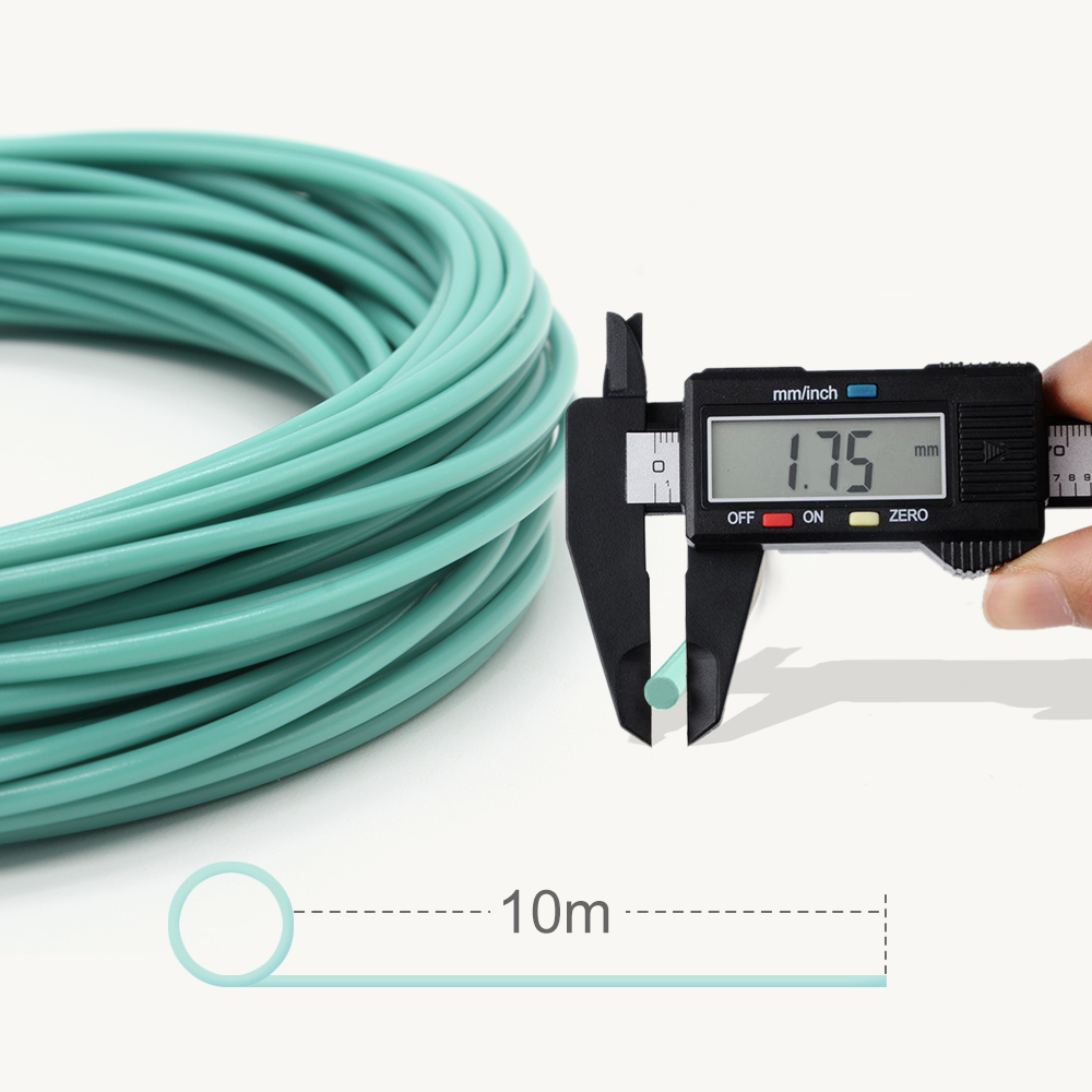 YOUSU Color Changing by Temperature PLA Filament, Blue Green to Yellow Green Color, 1.75 mm 3D Filament, 10Meters(32.8Feet) Trial Pack for 3D Printer&