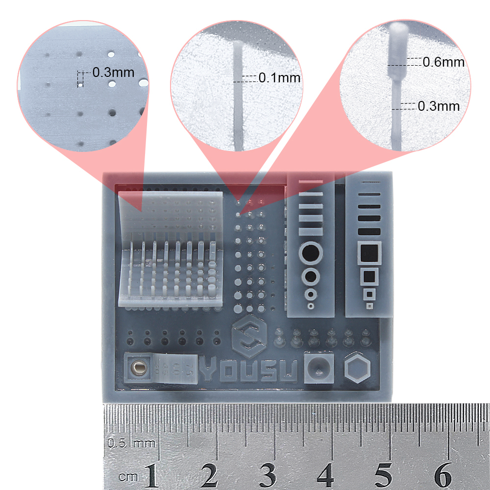 YOUSU 405nm DLP& LCD 3D Printer Rapid Resin UV Curing Resin TPU-Like Rapid Resin Flexible Resin High Impact Resistant Resin