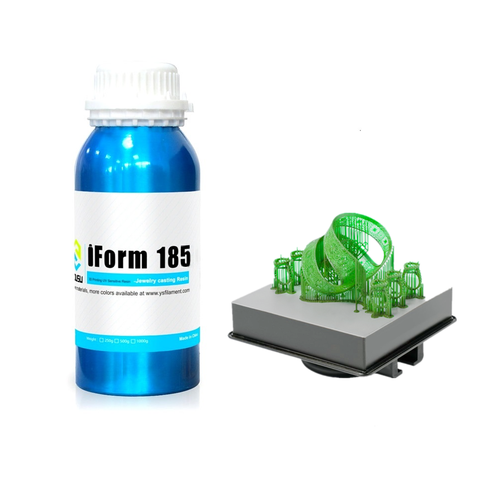 YOUSU Jewelry Casting Resin for LCD 3D Printer like Lost Wax  Casting UV-Curing Resin 405nm Photosensitive Liquid transparent and  green