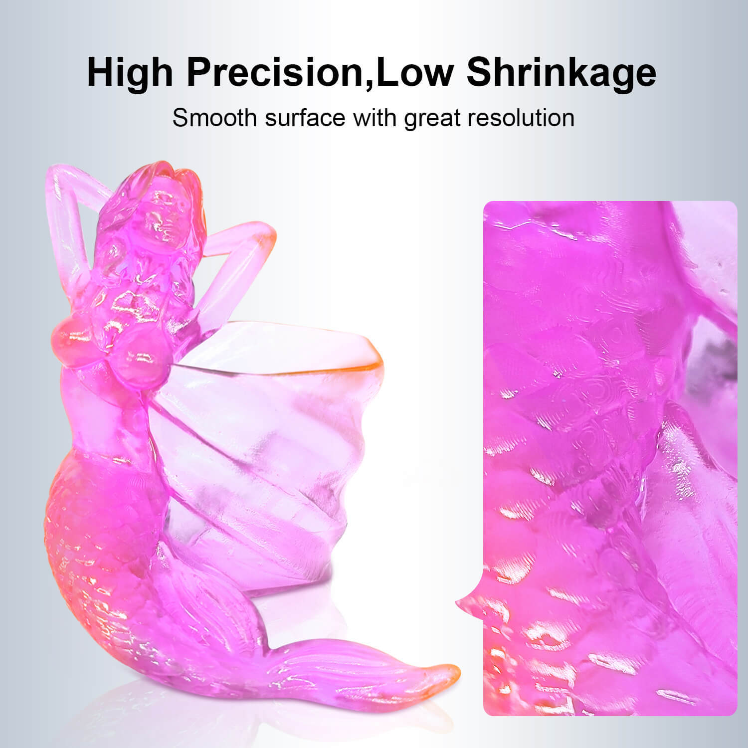 YOUSU 3D Printer Resin UTH Nebula series 405nm UV  dual color  LCD/DLP printer resin