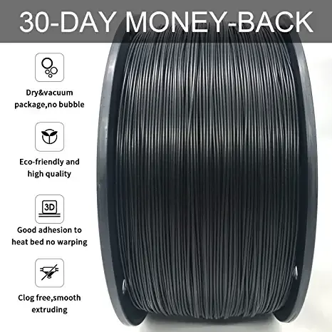 YOUSU  PLA+, 3D Printing filament black and  multi-color  1.75mm 2.85mm 1kg package