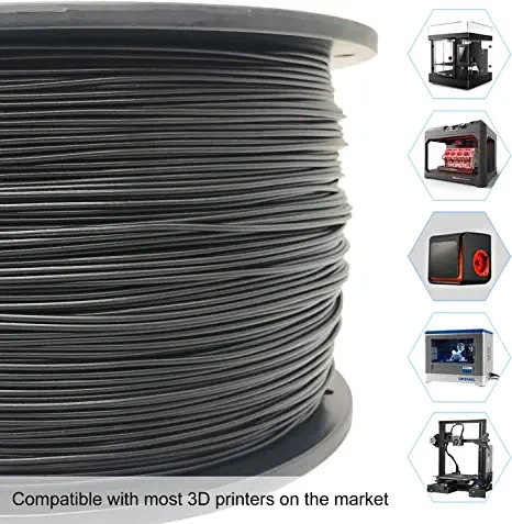 YOUSU  PLA+, 3D Printing filament black and  multi-color  1.75mm 2.85mm 1kg package