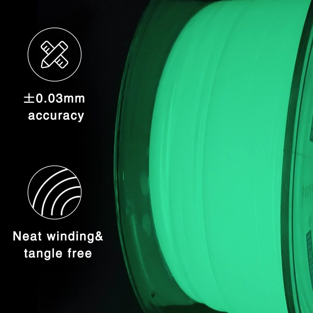 YOUSU PLA 3D Filament  black/blue&multi color, tangle free ,easy use 1.75mm, 2.85mm 1kg