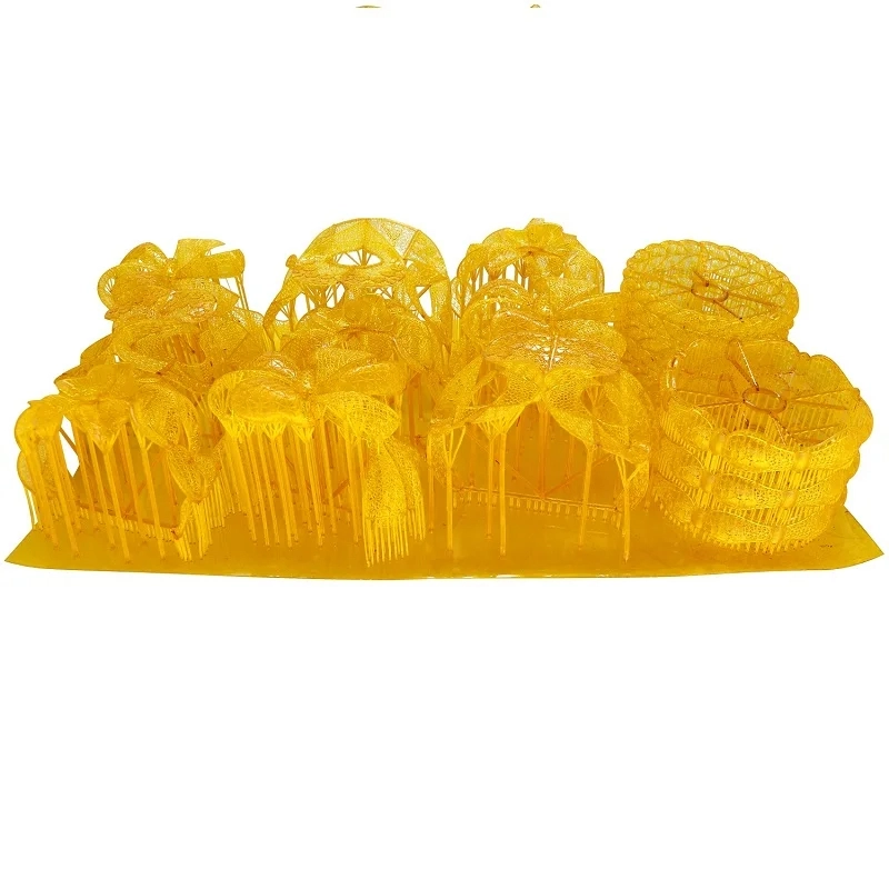 YOUSU Yellow Wax Castable 3d Printer Resin 405nm Jewelry casting 3d resin for LCD  For Jewelers