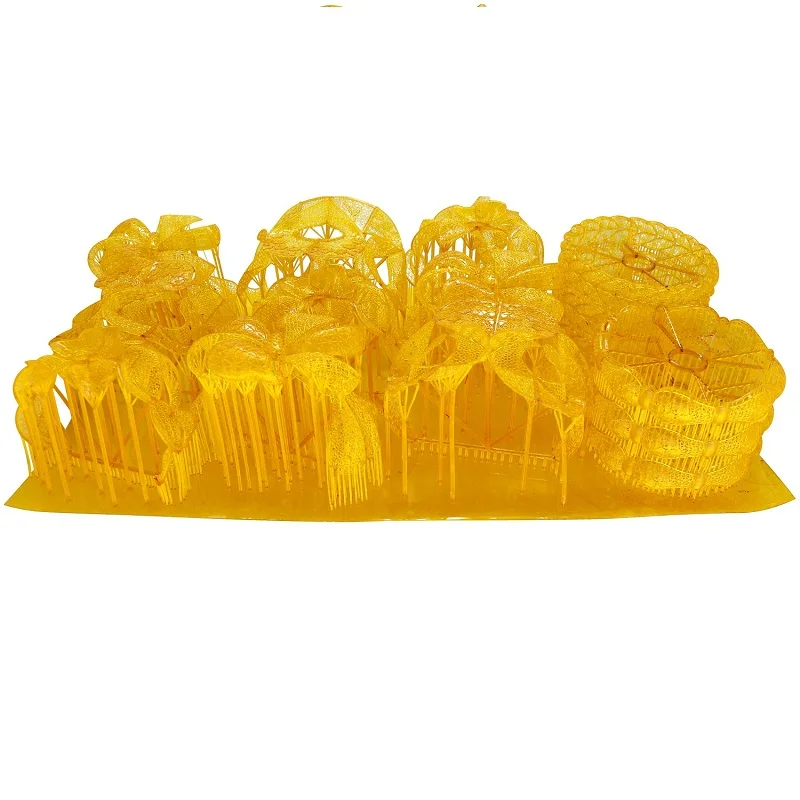 YOUSU Yellow Wax Castable 3d Printer Resin 405nm Jewelry casting 3d resin for LCD  For Jewelers