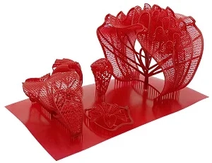 YOUSU  Red Wax 1kg Burn Out Liquid Casting 3d Printer Jewelry Resin For LCD Dlp SLA Printer