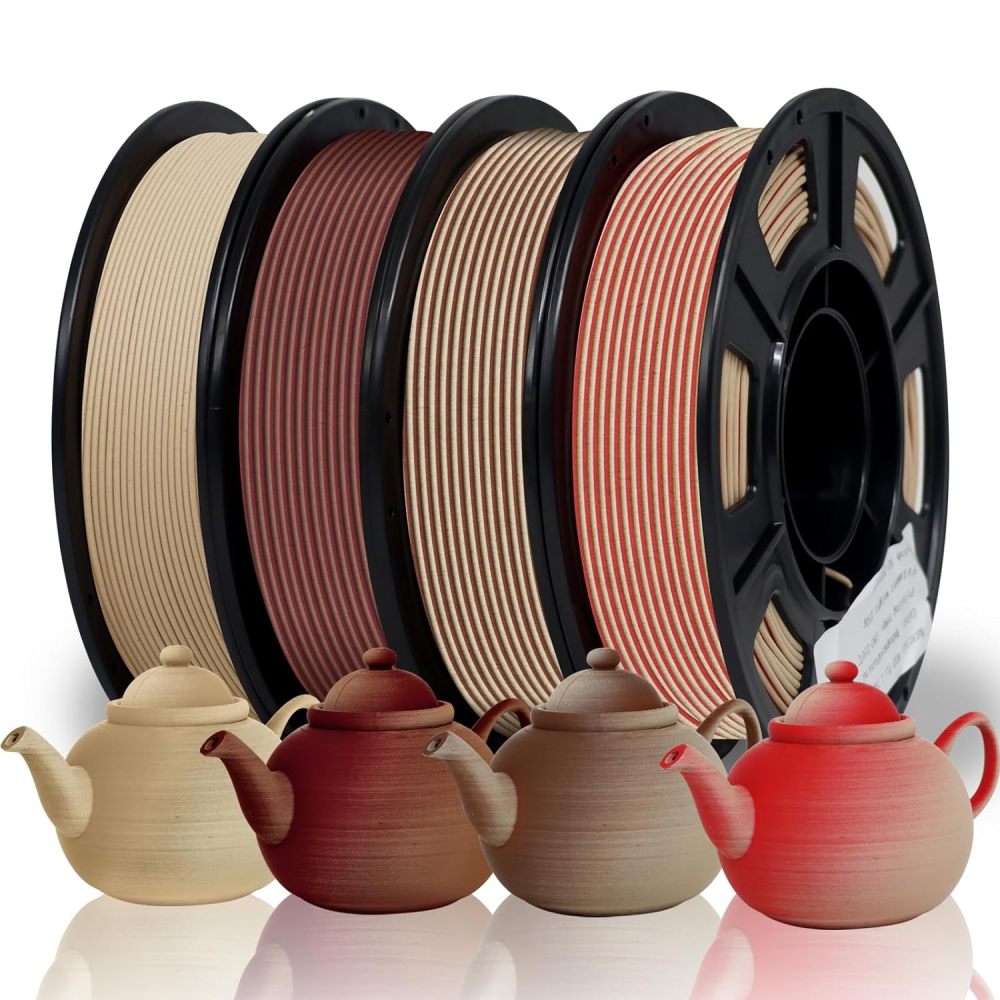YOUSU Dual Color Wood Pla 1.75mm 3d printing filament for FDM 3d Printer