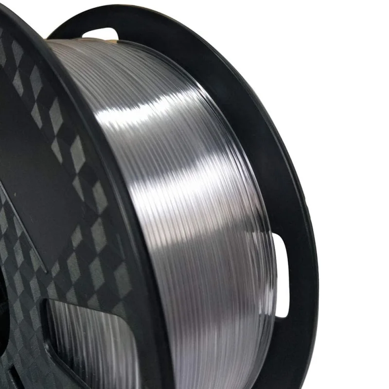 YOUSU PET filament Transparent Material 3D Printer Filament 1.75mm 1kg High Toughness and High Transparent Printing Material