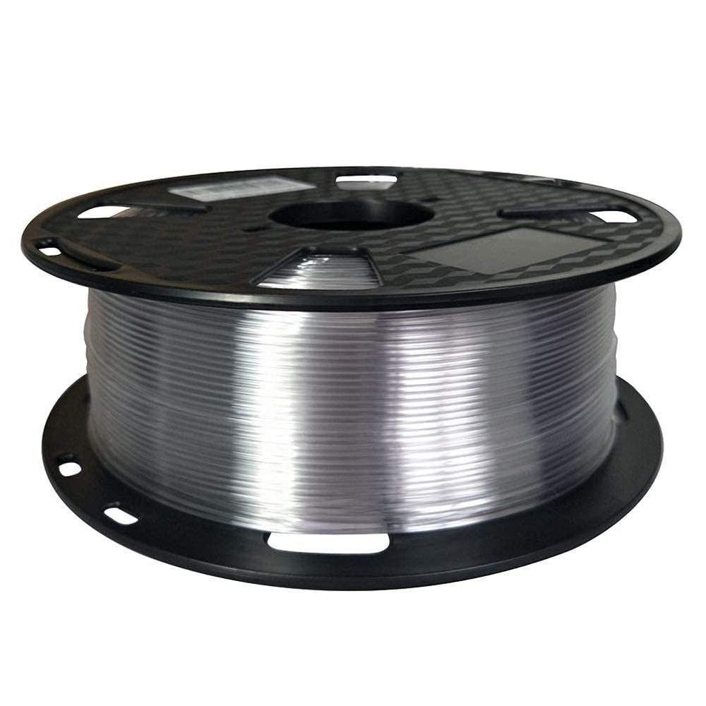 YOUSU PET filament Transparent Material 3D Printer Filament 1.75mm 1kg High Toughness and High Transparent Printing Material