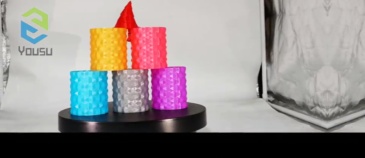 YOUSU 3D TPU Silk 95A Multi Colors Shiny Silk TPU 3D Printing Filament 1.75mm For 3D Printer Glossy Surface Glossy Silk Surface Flexible TPU Filament