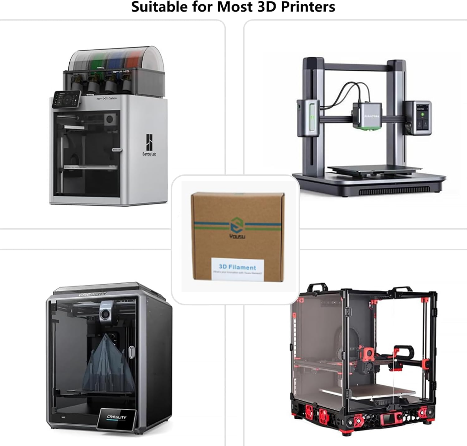 UK Shipping free PETG 3D Filament black filament easy to ptint