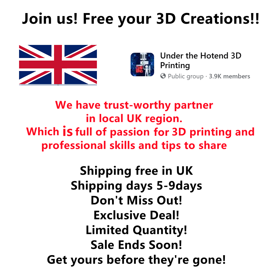 UK Shipping free PETG 3D Filament black filament easy to ptint