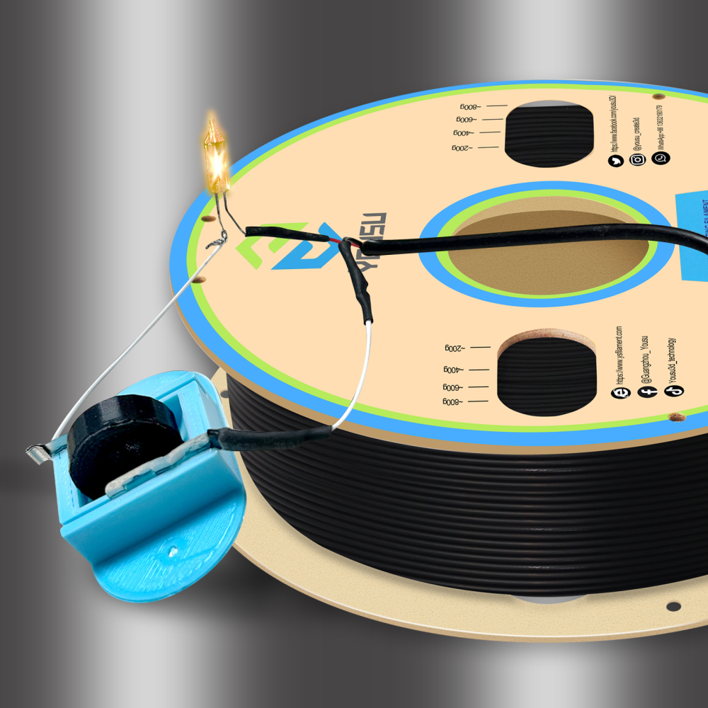 YOUSU Conductive PLA  3D printer filament, with multi-color 1.75mm 2.85mm 1kg