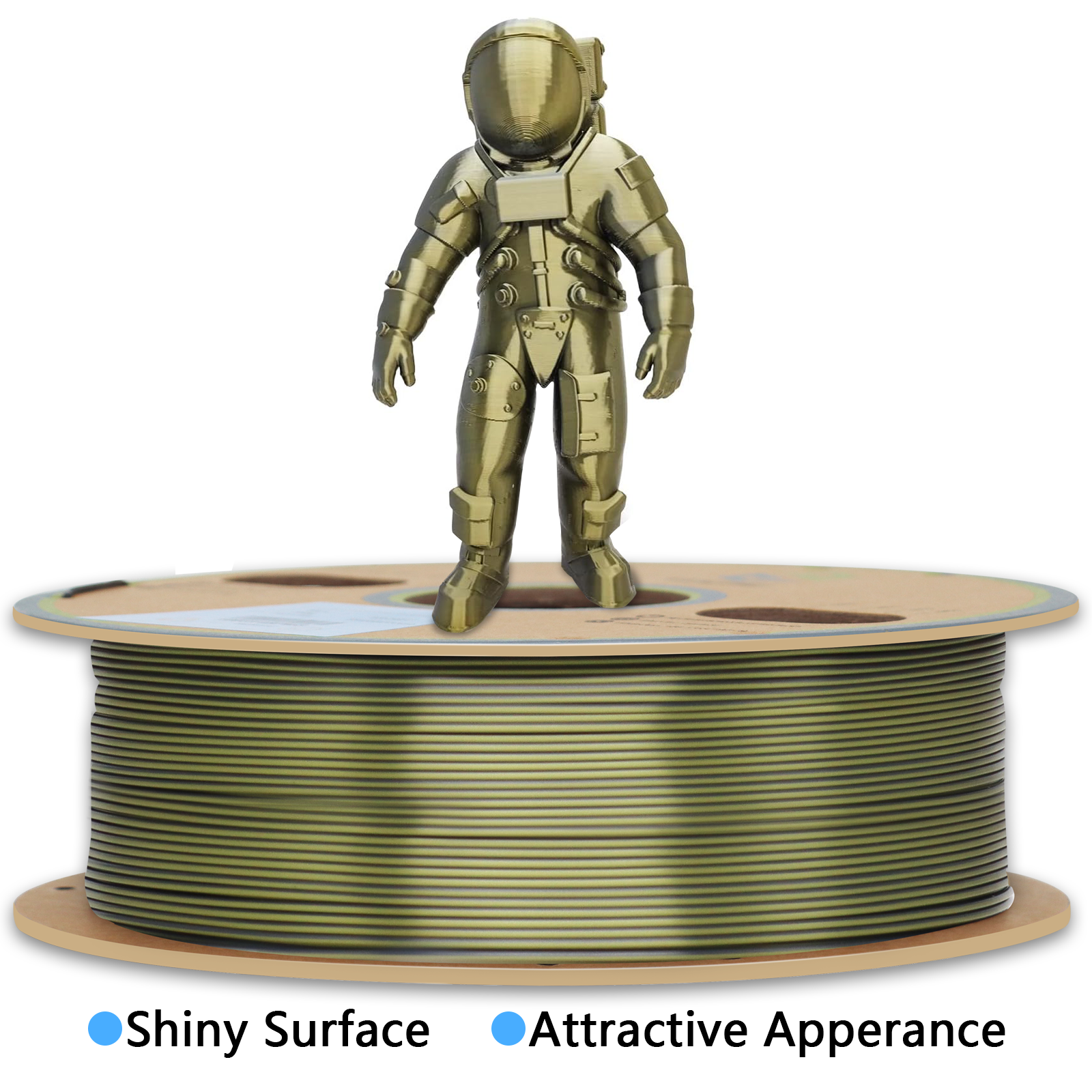 YOUSU Dual Color PLA 3D printer filament, with multi-color 1.75mm 2.85mm 1kg