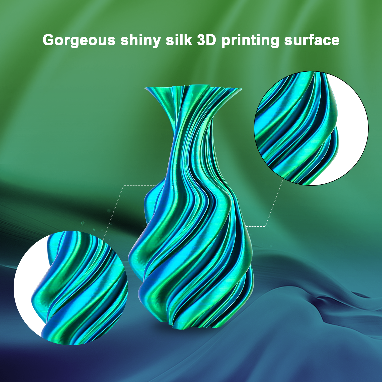 YOUSU Dual Color PLA 3D printer filament, with multi-color 1.75mm 2.85mm 1kg