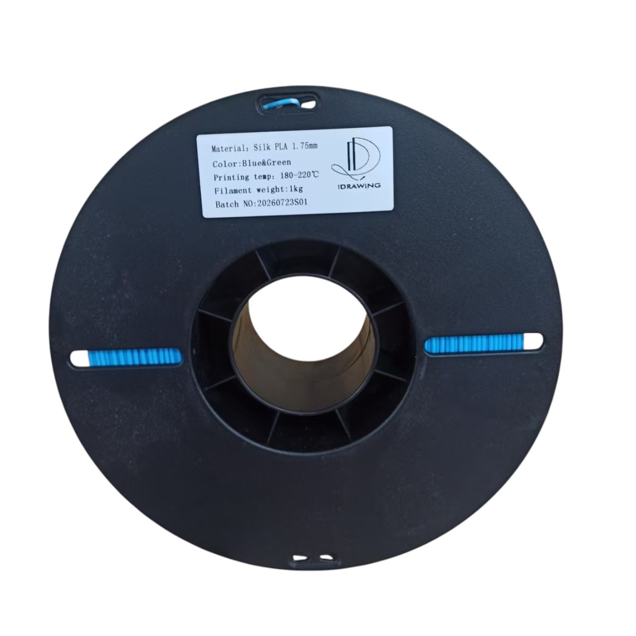 IDRAWING Dual Color PLA 3D printer filament, with multi-color 1.75mm 1kg, Blue & Green