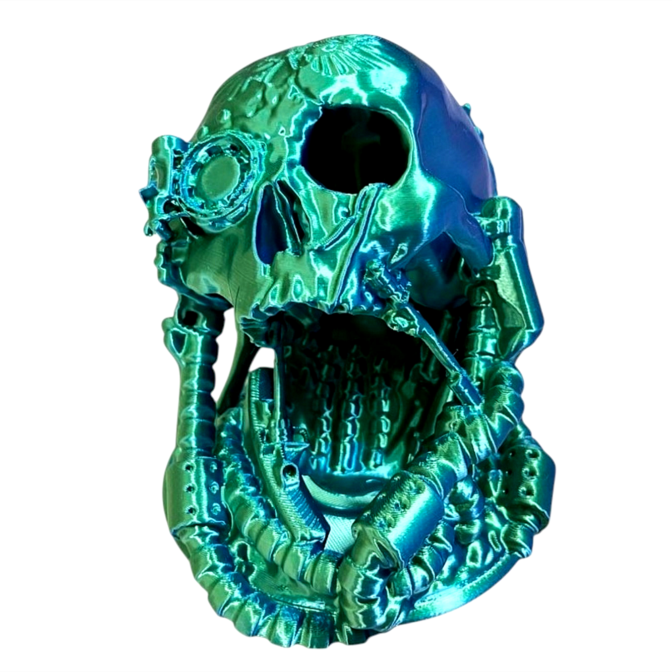 IDRAWING Dual Color PLA 3D printer filament, with multi-color 1.75mm 1kg, Blue & Green