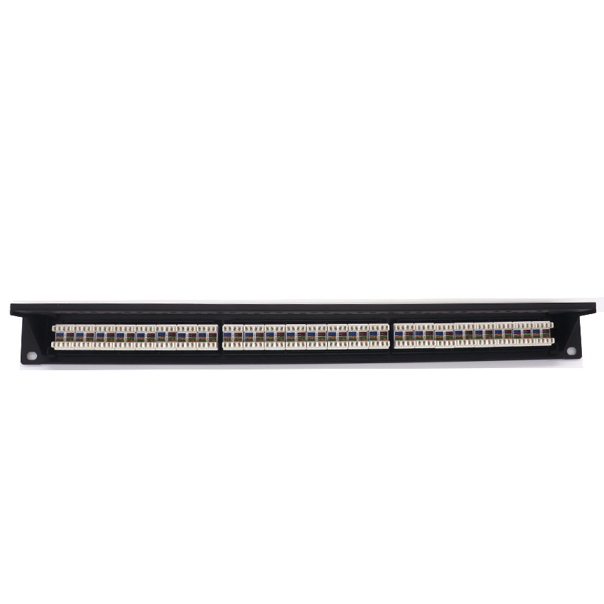 Cat .6 1U 24-Ports Unshielded RJ45 Patch Panel