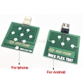 Micro USB 5 Pin PCB Test Board For iPhone Android Battery Power Charging Dock Flex Easy Test Tool