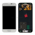 For Samsung Galaxy S5 Mini G800 G800F G800H LCD Screen Display Assembly With Home Button - White