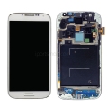 For Samsung Galaxy S4 i9500 LCD Screen Display Assembly With Frame - White