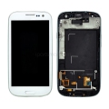 For Samsung Galaxy S3 i9300 LCD Screen Display Assembly With Frame - White