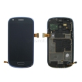 For Samsung Galaxy S3 Mini i8190 LCD Screen Display Assembly With Frame - Blue