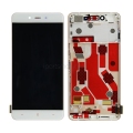For OnePlus X LCD Screen Display Touch Digitizer Assembly With Frame Original - White
