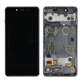 For OnePlus X LCD Screen Display Touch Digitizer Assembly With Frame Original - Black