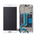 For OnePlus 5 LCD Screen Display Touch Digitizer Assembly With Frame Original - White