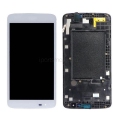 For LG K7 X210 X230 LCD Screen Display Touch Digitizer Assembly With Frame - White