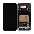 For LG V30 H931 H932 H933 VS996 US998 LS998U LCD Touch Display Screen DigitIzer Assembly With Frame - Black