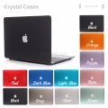 For Macbook Air Pro Retina 11 12 13 15 Glossy Clear Transparent Crystal Case