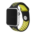 For Apple Watch 38mm 42mm Two-tone Color Silicone Band