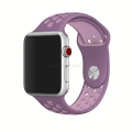 For Apple Watch 38mm 42mm Two-tone Color Silicone Band