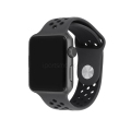 For Apple Watch 38mm 42mm Coal Black Color Plastic Band