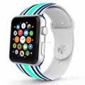 For Apple Watch 38mm 42mm Colorful Silicone Wartch Band