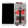 For Huawei Mate 9 LCD Screen and Touch Digitizer Assembly With Frame White