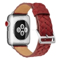 For Apple Watch 38mm 42mm Leather Band Embossed Strap