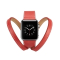 For Apple Watch 38mm 42mm Leather Band Crown Strap