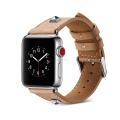For Apple Watch 38mm 42mm Leather Watch Band Leather Strap Rivet Style