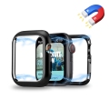 For Apple Watch Magnetic Absorption Shock Proof Metal Case Slim Aluminum Alloy iWatch Cover