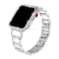 For Apple Watch Band with Rhinestone Protective Cover Bling Wristband