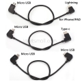 For DJI Spark/MAVIC Pro/Mavic 2 Air Micro USB to Lighting/type C/Micro USB Data Cable