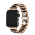 For Apple Watch 38mm 40mm 42mm 44mm Trumirr Ceramic + Stainless Steel Strap