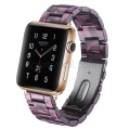 For Apple Watch 38mm 42mm 40mm 44mm Resin Strap Stainless Steel Buckle Strap