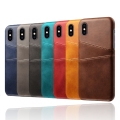 For iPhone Wallet Phone Case Slim PU Leather Back Cover With Credit Card Holder